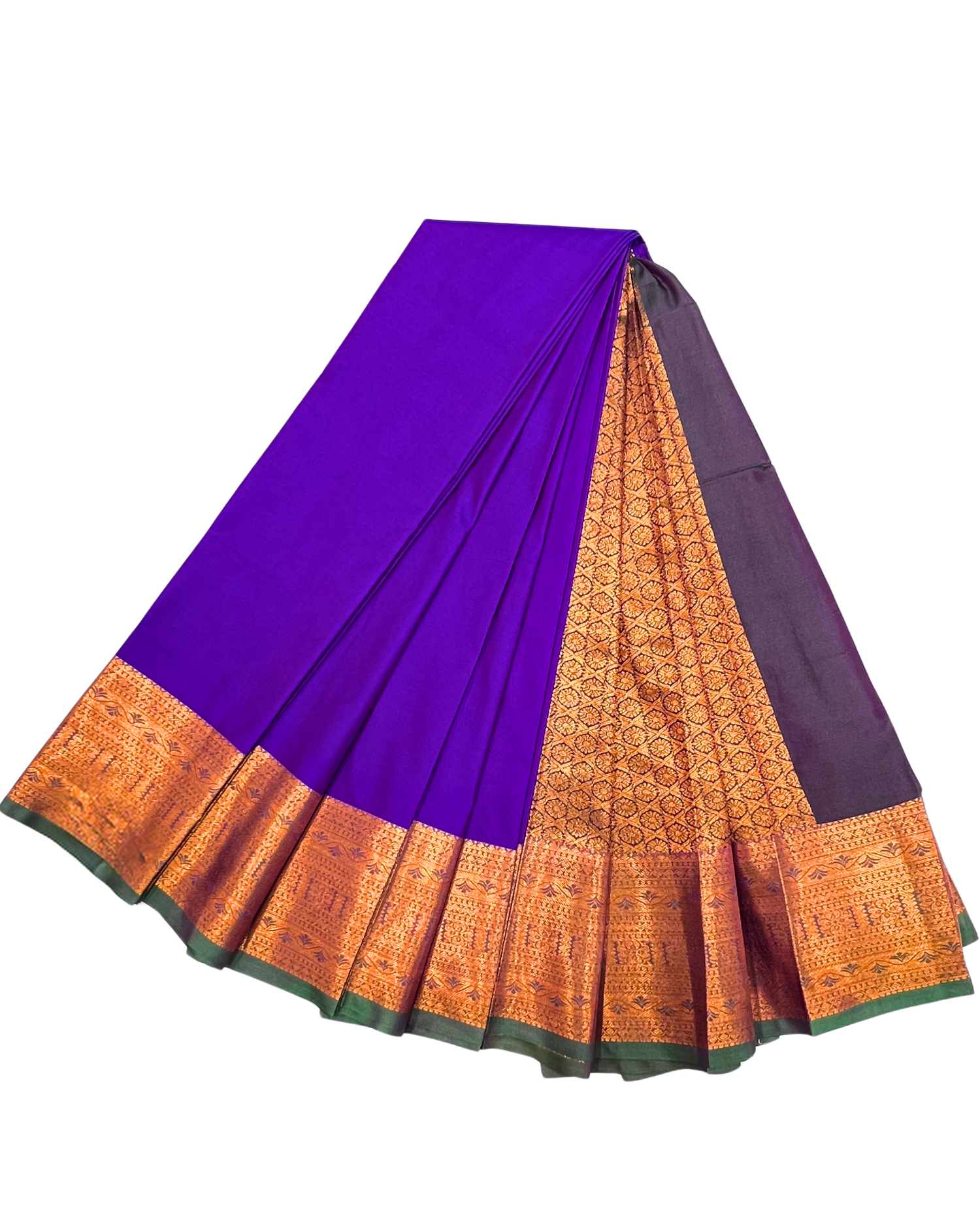 Violet Purple Art Silk Saree