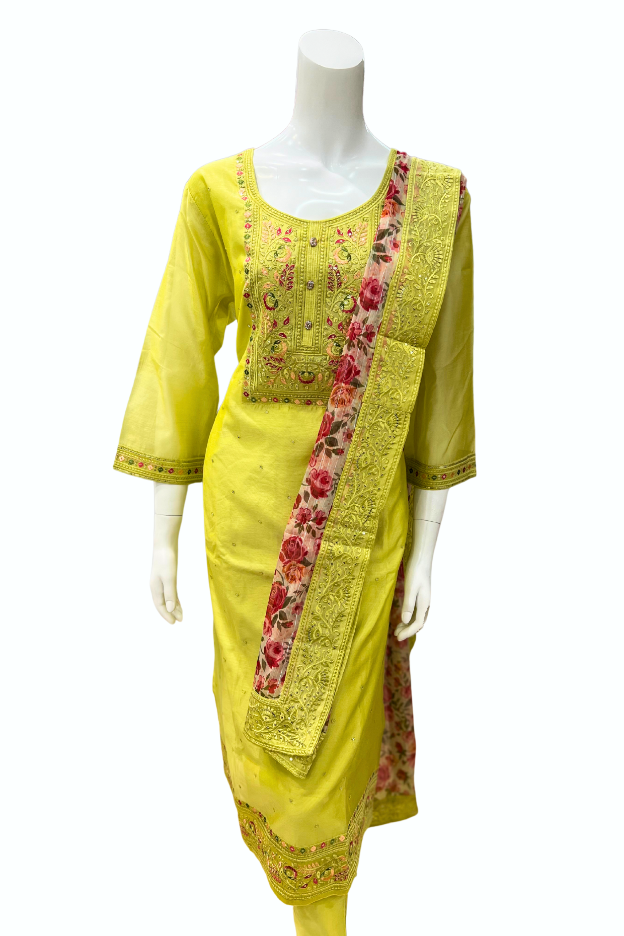 Yellow Punjabi Suit