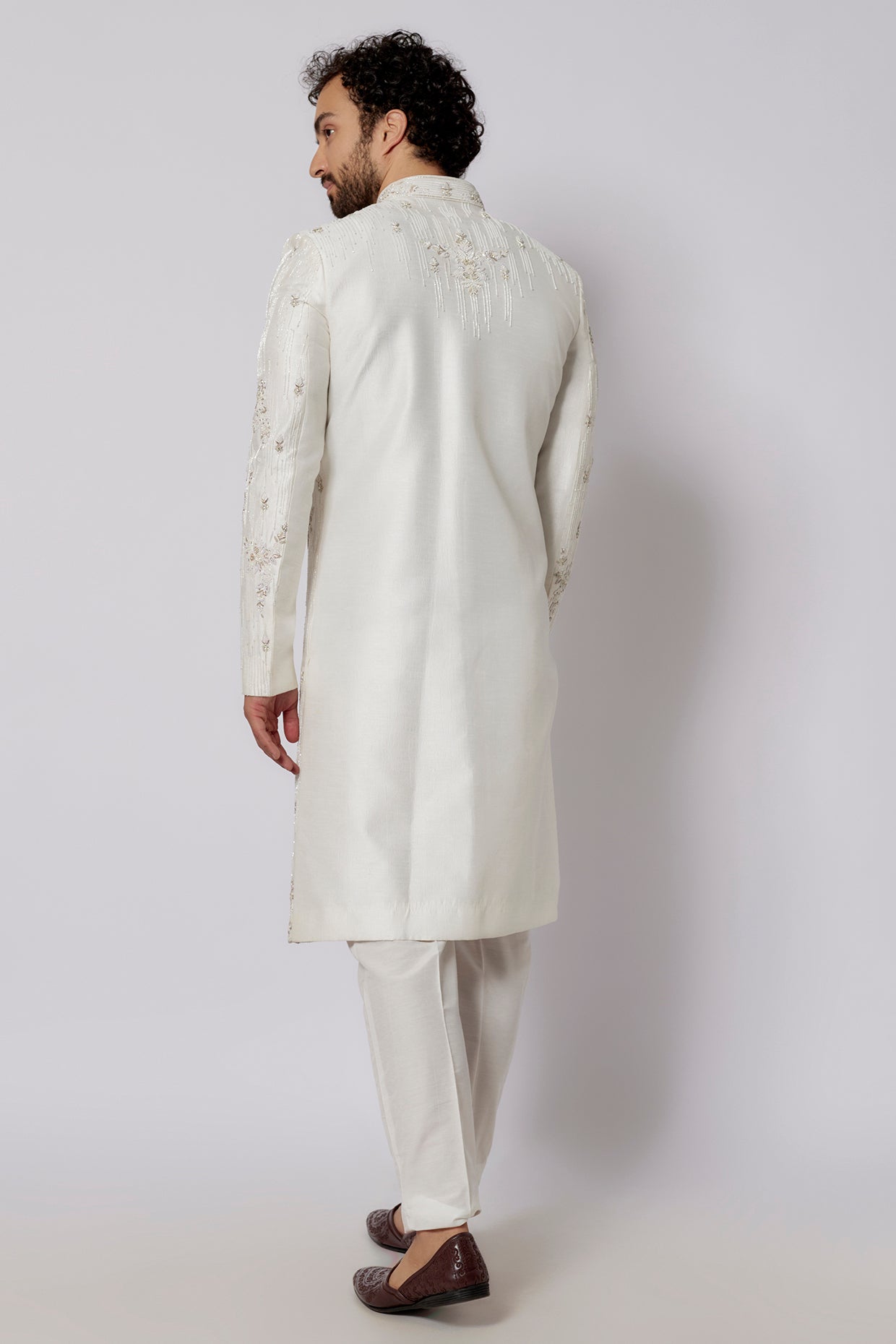 Ivory Sherwani Set