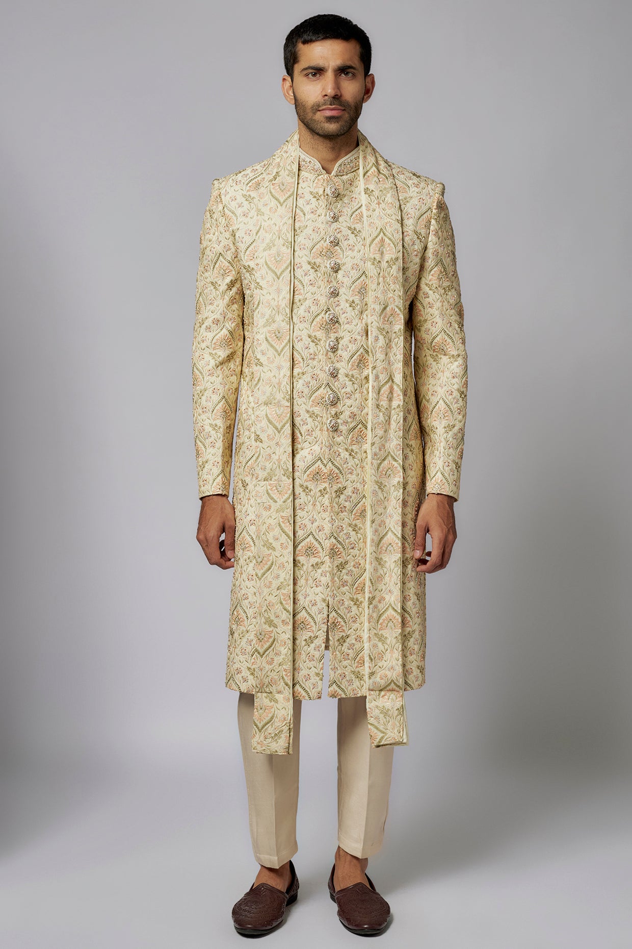 Sherwani Set with Dupatta