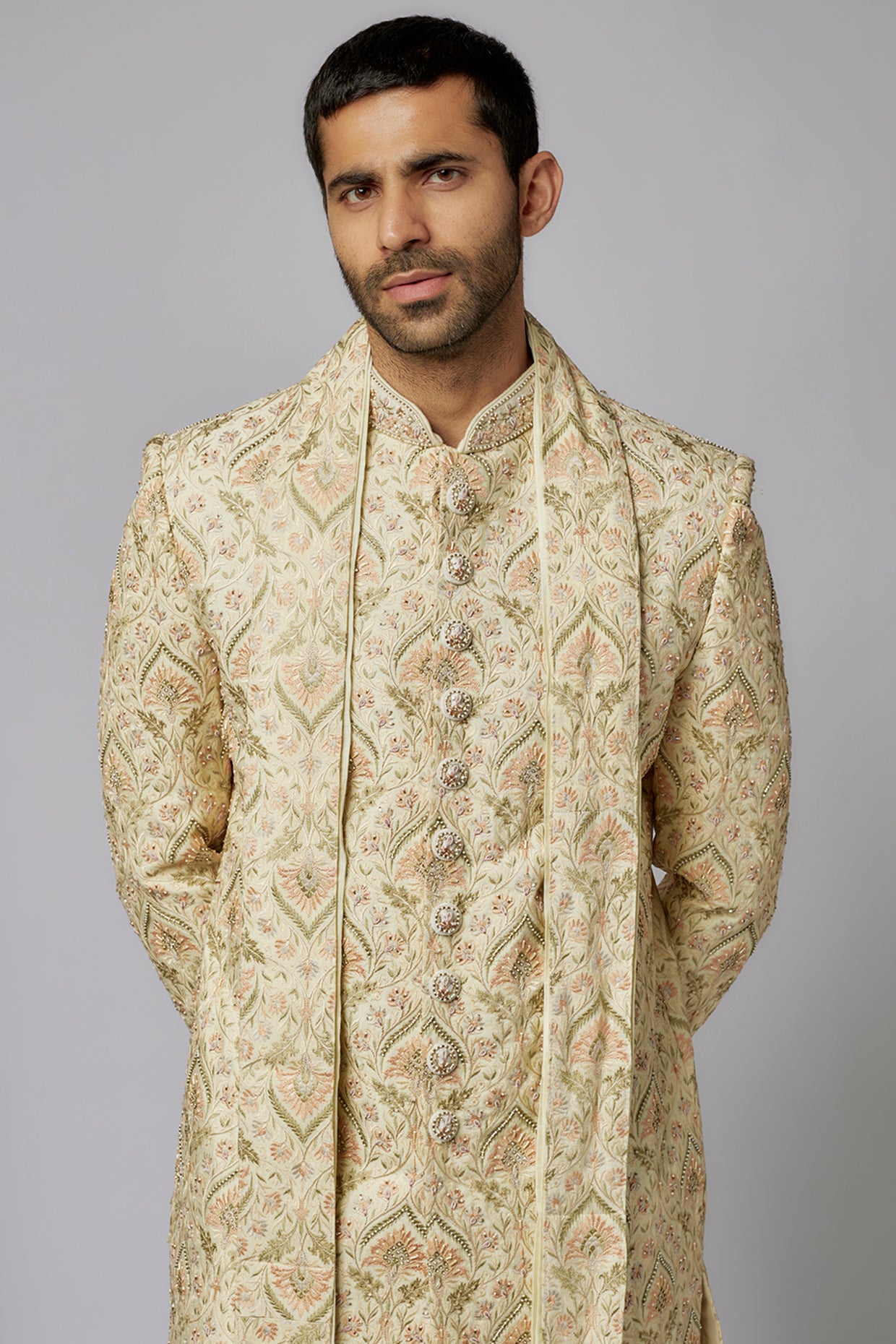 Sherwani Set with Dupatta