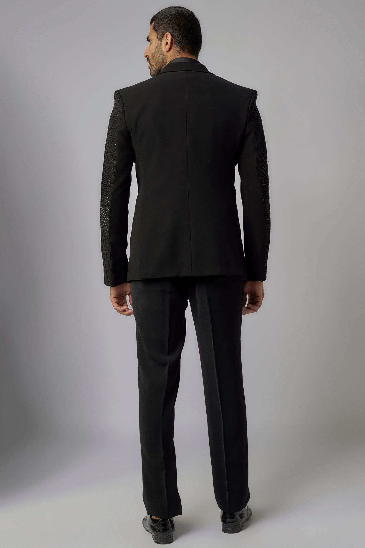 Jet Black Tuxedo Set