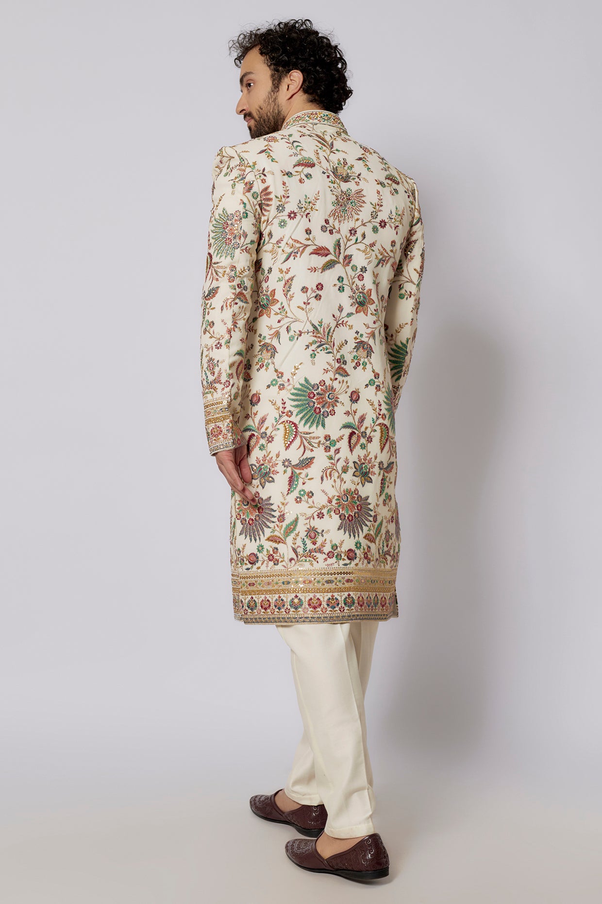 Multi-Colored Sherwani Set