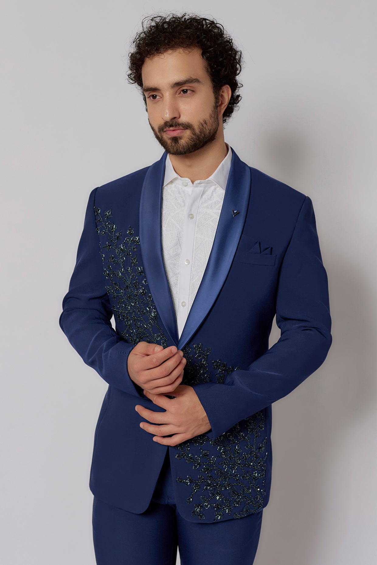 Imperial Blue Tuxedo Set