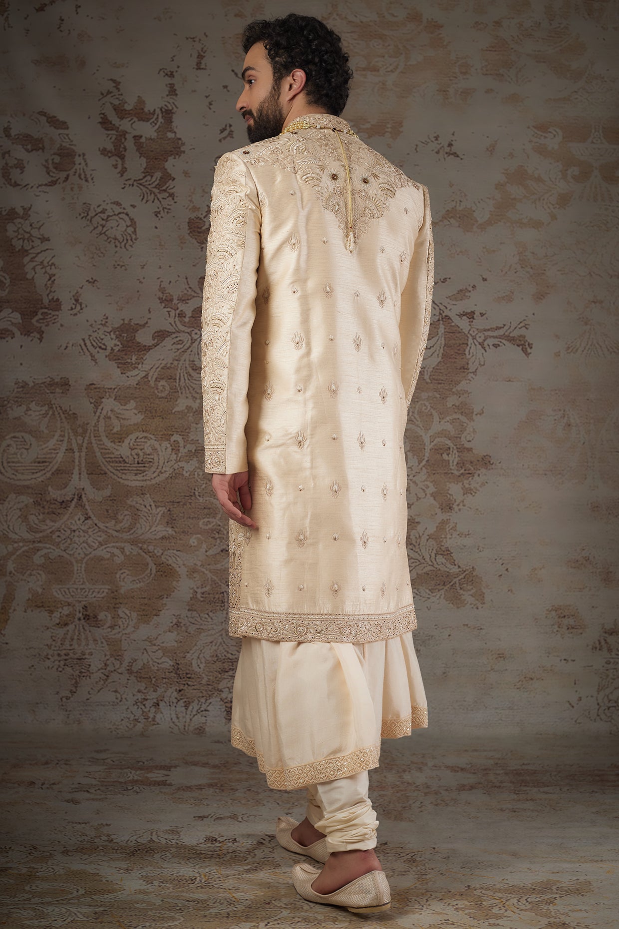 Rustic Peach Sherwani Set