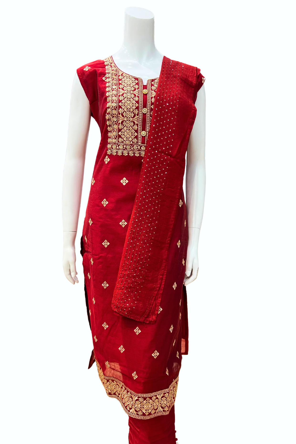 Red Punjabi Suit