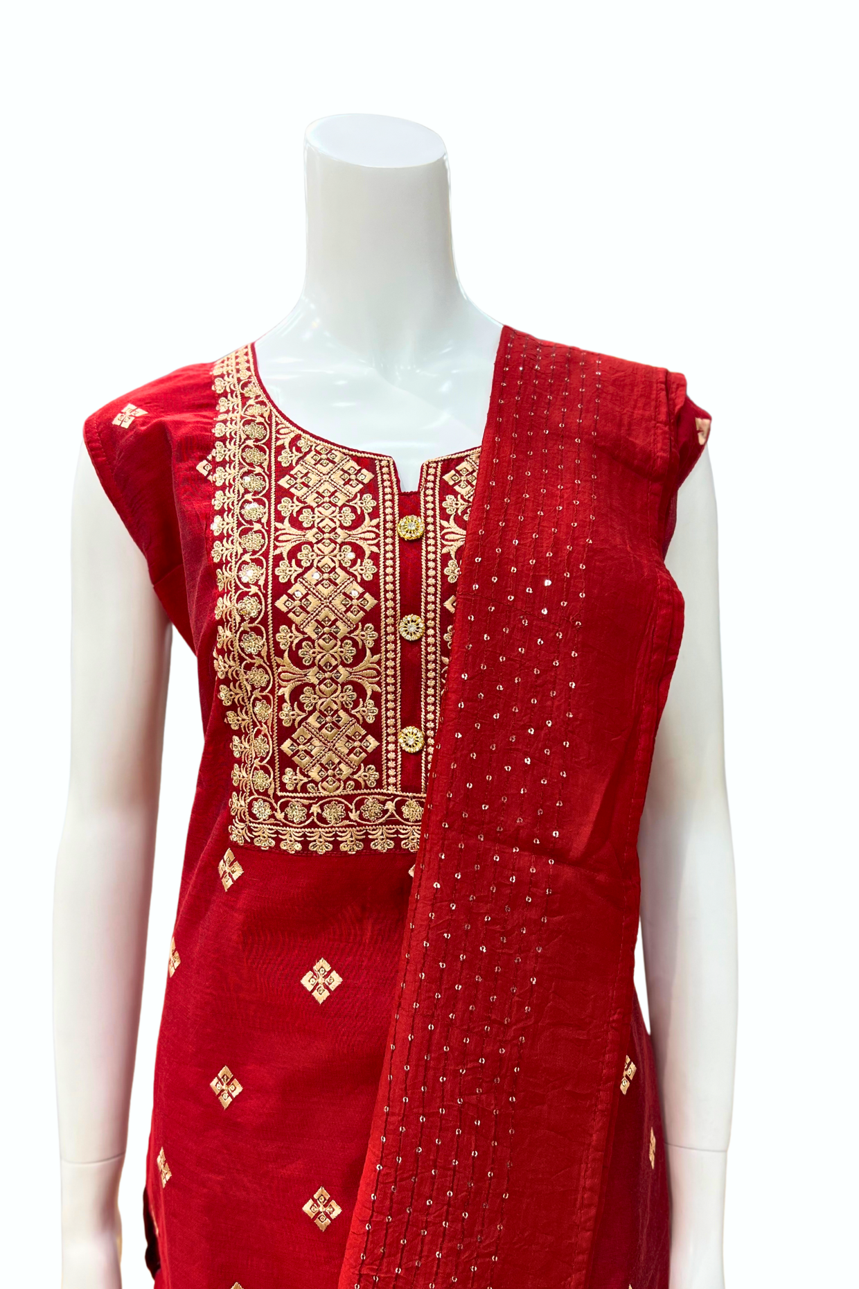 Red Punjabi Suit